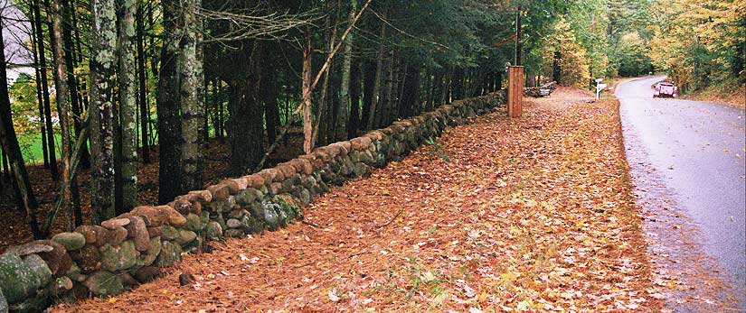 Stone wall, after