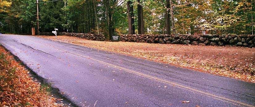 Add curb appeal with a new stone wall