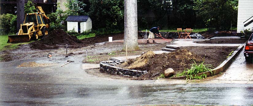 Pathways and patios by New Yard Landscaping